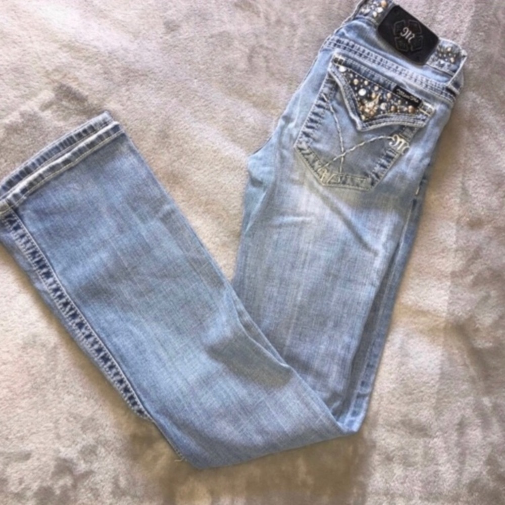Miss Me Rhinestone Jeans - Picture 3 of 5